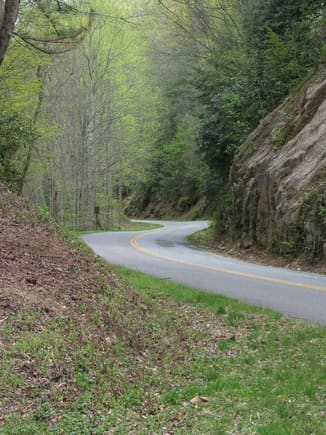 Part of the Blue Ridge Parkway