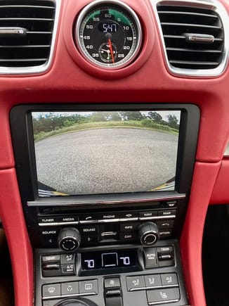 Nav TV Professionally Installed gives factory back up camera functionality 