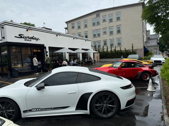 Porsche line up @ Sunday Motor Co