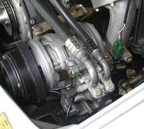 This is in a 1987 despite the engine shown!