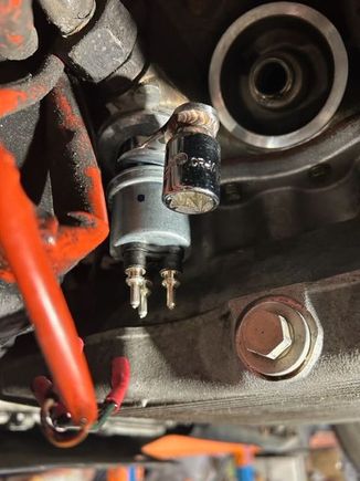 New oil pressure sender that requires the special tool. 