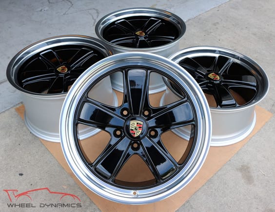 This is our set, custom finished to replicate the original finish of the factory 997 version.