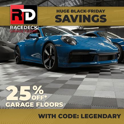 RACEDECK - Sport Classic on FreeFlow style flooring 