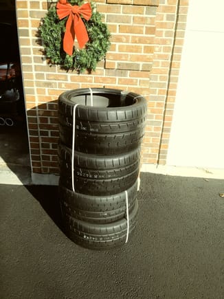 Hot tires make a cool Christmas "gift".