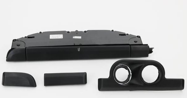 Interior/Upholstery - 991.1 & 991.2 Interior Dash Trim Kit - Black Aluminum - Used - 2012 to 2019 Porsche 911 - 2013 to 2023 Porsche 718 Boxster - 2013 to 2023 Porsche 718 Cayman - Miami, FL 33186, United States