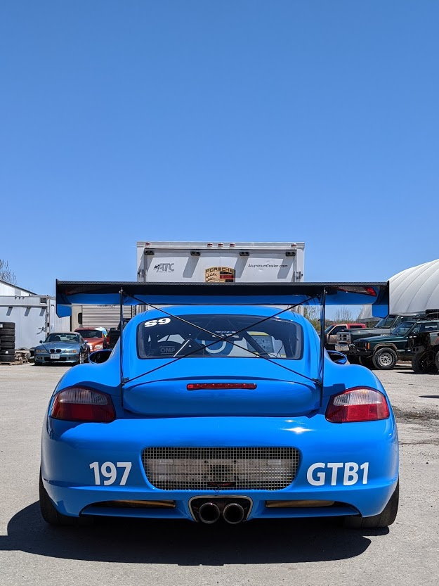 Exterior Body Parts - Porsche Cayman 05-12 987 987.2 Getty Carbon hatch & Cup Wing - Used - Colts Neck, NJ 7722, United States