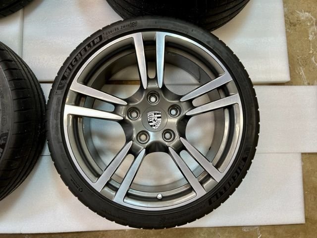 Wheels and Tires/Axles - Rare Porsche OEM 997 Turbo II wheels, Center caps, Michelin PS4S tires & TPMS - Used - 1999 to 2023 Porsche 911 - Arlington, VA 22207, United States