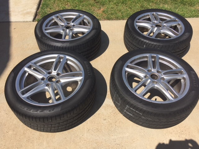 Wheels and Tires/Axles - Set of Four 19 inch wheels and tires for 2012 Porsche Panamera - Used - 2012 Porsche Panamera - Dallas, TX 75254, United States