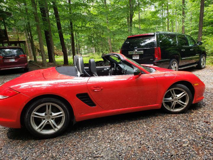 2010 Porsche Boxster - 2010 Red Boxster Just Serviced - Needs Cleanup - Make Offer - Used - VIN WP0CA2A85AS710298 - 105,000 Miles - 6 cyl - 2WD - Manual - Convertible - Red - Fredericksburg, VA 23024, United States