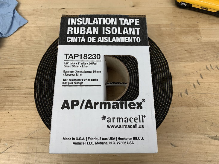 Proper use of AP Armaflex Insulation Tape