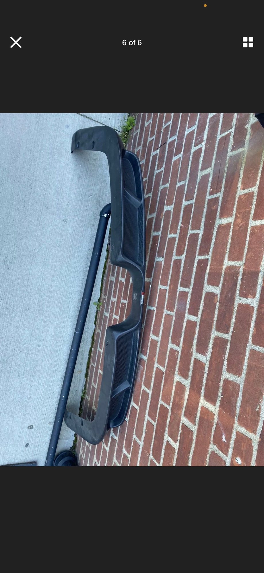 Exterior Body Parts - Akrapovic rear diffuser GT3 - Used - 2015 to 2018 Porsche GT3 - Westbury, NY 11590, United States