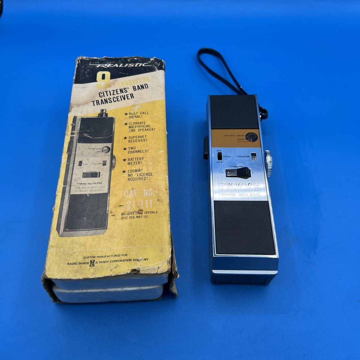 EXAMPLE Started Out With One of These! I Still remember I Had To Buy a Second Chrystal To Have 2 Whopping Channels!