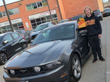 My son buying his first car ever, a new to him 2011 5.0 GT, I believe it had just under 56K miles (90,000KMS) when he got it in Nov 2025.  He has it stored for the winter.