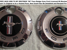 Very Nice Original VS My 66 Restomod With Chrome Surround