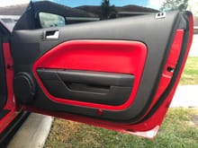 Painted door panels