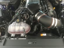 This supercharger is part of Hennessey's HPE 700 package. 718 hp at the motor!