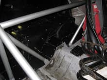 Inside with 10 point roll cage