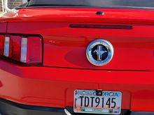 Wayne's 2011 Mustang Convertible with Styling Bar Rear View