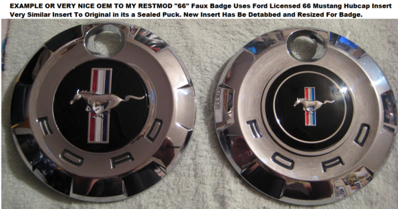 Very Nice Original VS My 66 Restomod With Chrome Surround