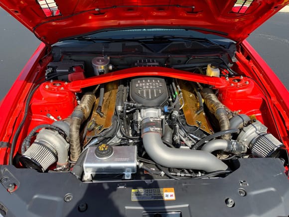 2012 Twin Turbo Boss Mustang Engine