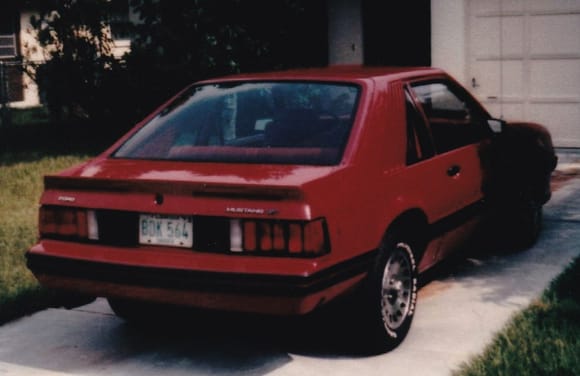 1982 GT - 1st ever new showroom car.