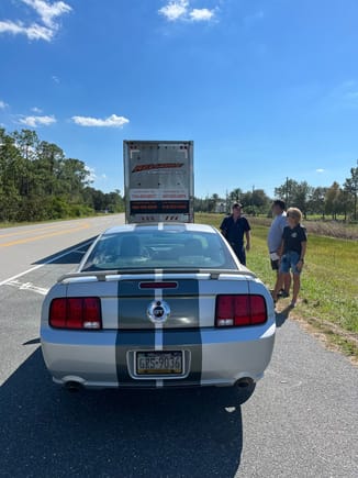 Mustang drop off Daytona Beach FL by Reliable Carriers