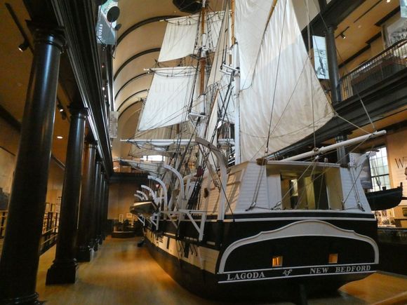 Half size replica of a whaling vessel