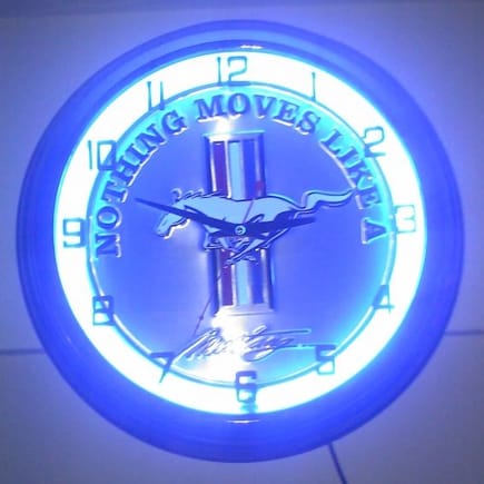 Mustang Clock