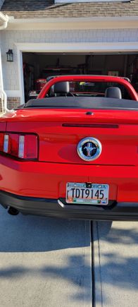 Wayne's 2011 Mustang Convertible with Styling Bar Rear View