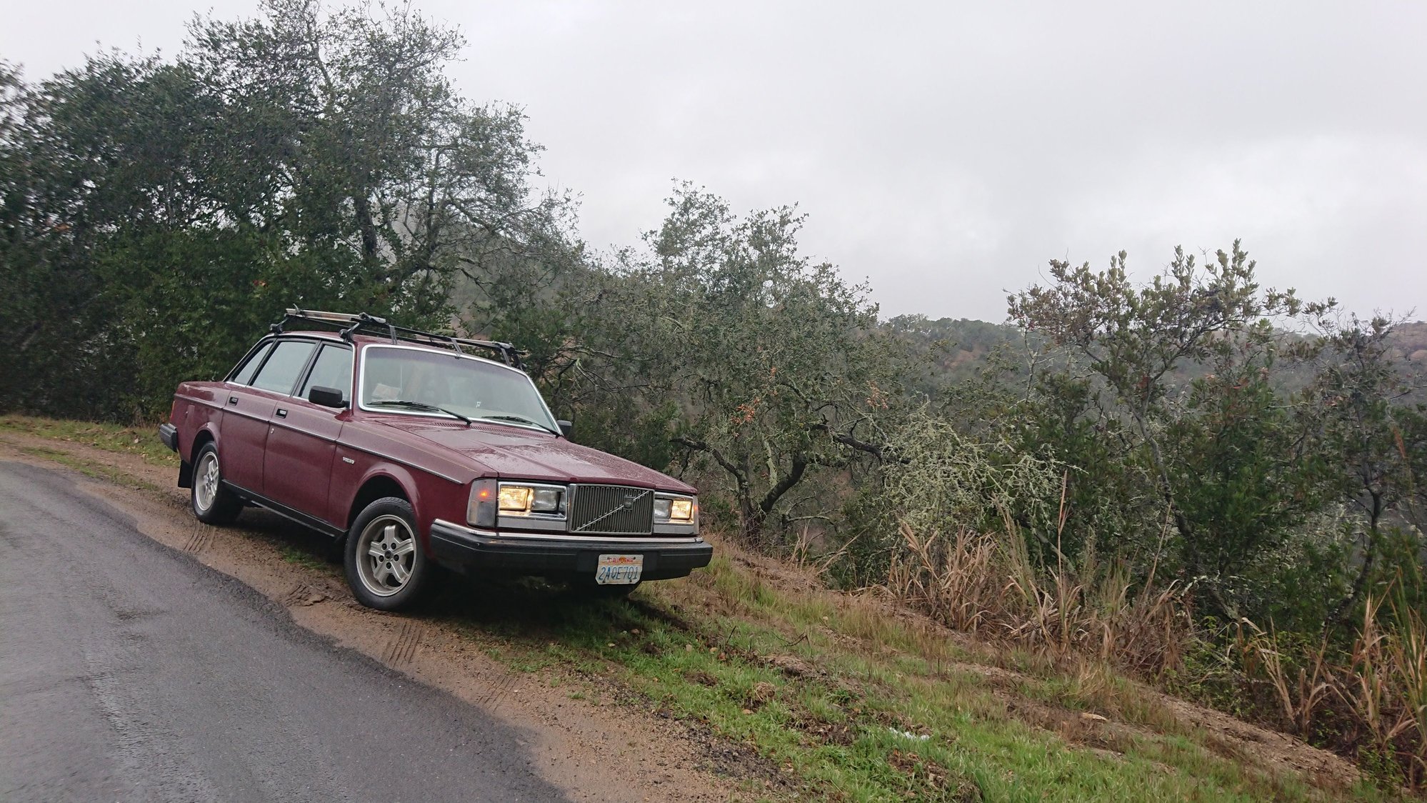 1983 Volvo 244 - 500k mi. California survivor for sale - Used - VIN YV1AX884XD1919388 - 500,000 Miles - 4 cyl - 2WD - Automatic - Sedan - Red - Solvang, CA 93463, United States
