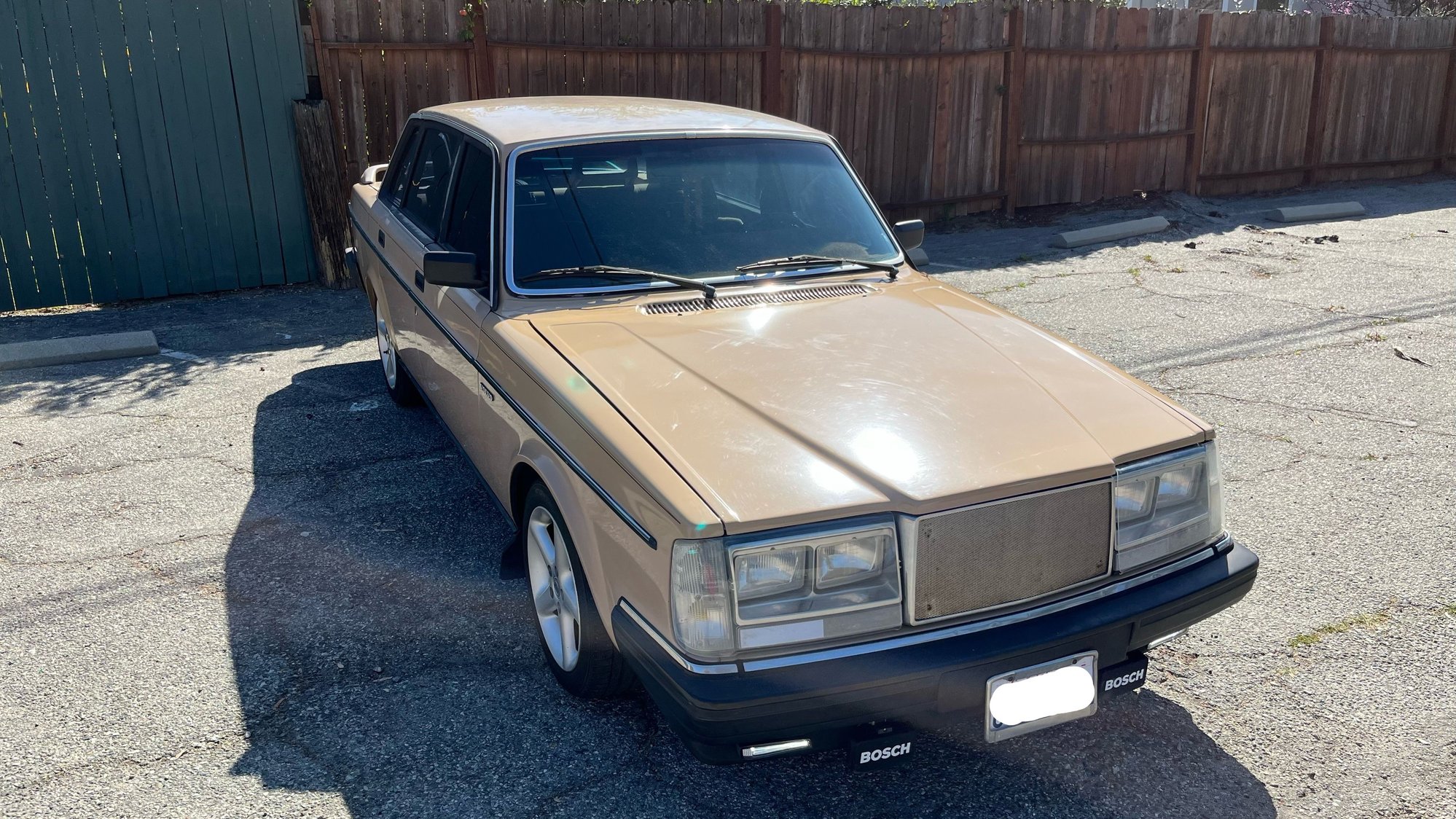 1985 Volvo 244 - Clean Lowered '85 240 DL - Used - VIN 12345678910111213 - 201,000 Miles - 2WD - Automatic - Sedan - Beige - Long Beach, CA 90807, United States