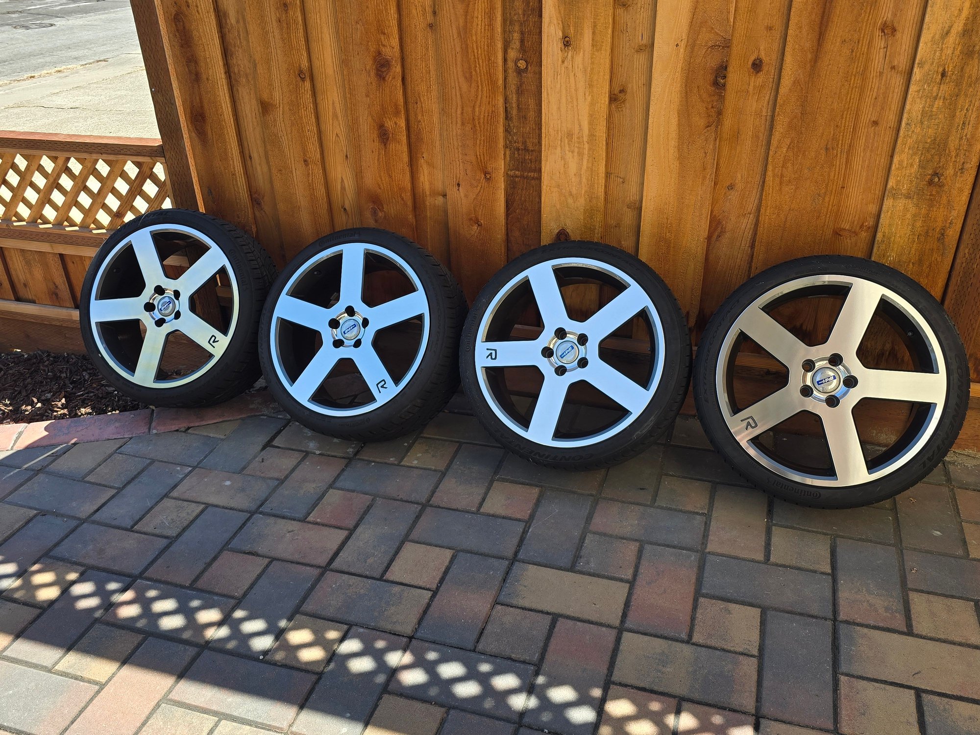 Wheels and Tires/Axles - Set of 4 PEGASUS 19” X 8”, machined face (shiny) & tires, by IPDUSA - Used - 1994 to 2016 Volvo All Models - Fremont, CA 94536, United States