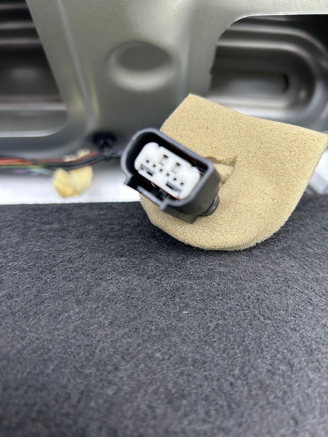 Is this the plug for the Volvo backup camera? I hope so, it�s already run to the trunk