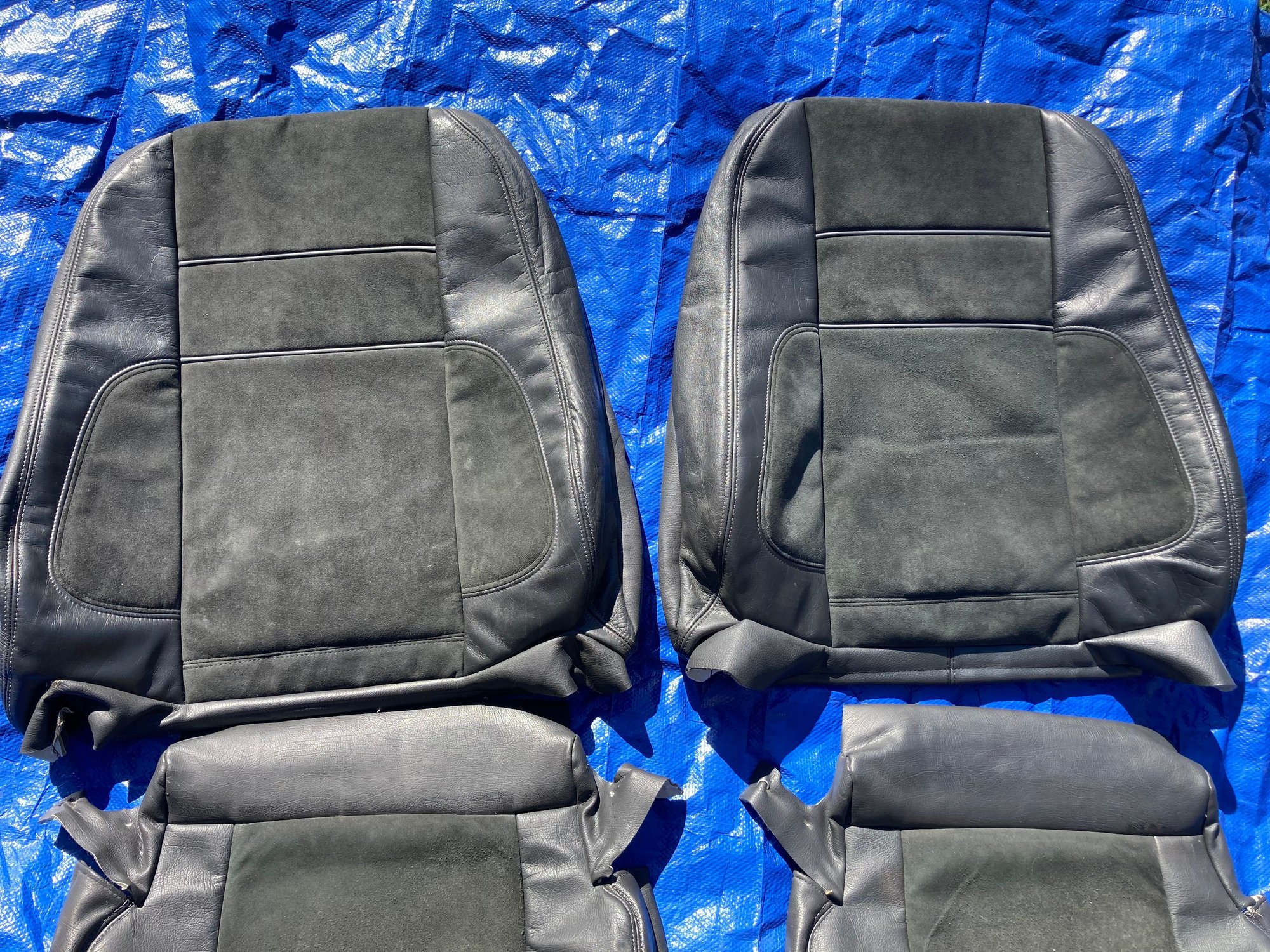 Interior/Upholstery - Volvo 850r original leather alcantara seat skins covers - Used - 1996 to 1997 Volvo 850 - Sacramento, CA 95831, United States