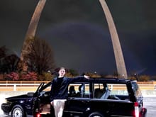My son w/ the car in STL last month