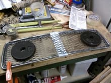 custom grille in progress. $15 and tools.