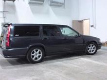 the side view. tinted windows and add a spoiler