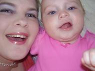 Me and My daughter when she was a few months old