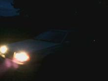 Volvo in the night