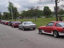 The grey ones mine I saw somebody in this forum that owns one too Rotary is just a life style so much fun to work &amp; drive. I know RX7 forum i belong to that too lol