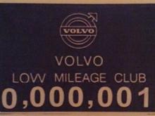 My LOW Mileage Club Badge