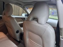 Back of front seats