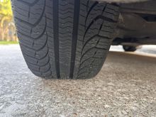 left rear tire