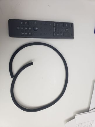 the hose with video remote for scale