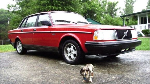 Bought this baby from a co-worker for $300 after he parked it when reverse went out in the transmission. Replaced the tranny with a slightly used 740 unit and it's as good as new again.

That's my Co-Pilot(at the bottom) wanting to go for a ride :)