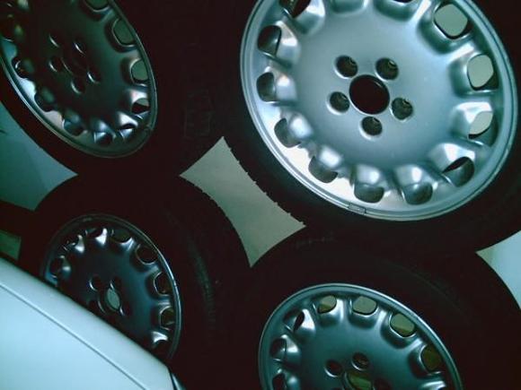16'' Volvo wheels for sale. Asking for $200 plus any shipping and handling. Contact Oscar at oscar.nance@citrix.com or directly at 954-330-8292.