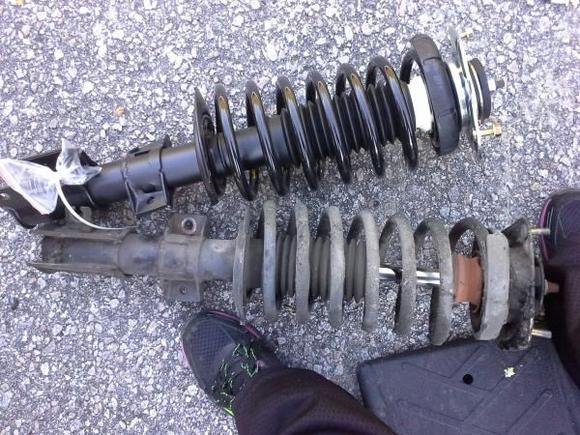 New/ old struts