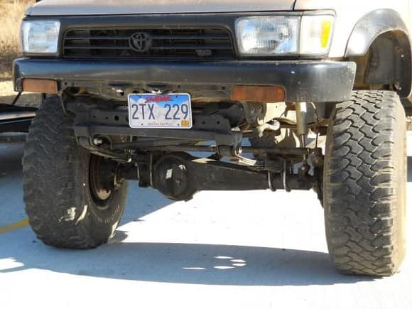 Trail-Gear solid front axle swap (4 inch lift)