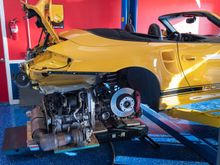 Lowering it...nervous moments