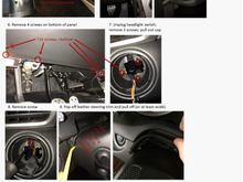 997 Lower Dash removal